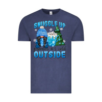Vintage Denim snuggle up gnomies it's cold outside Vintage Tee - MaliasSmallBusiness