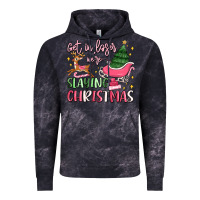 Cloud Black get in loser we're slaying christmas Vintage Hoodie - MaliasSmallBusiness