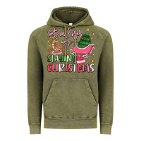 Vintage Olive get in loser we're slaying christmas Vintage Hoodie - MaliasSmallBusiness