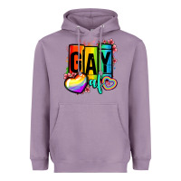 Lavender gay af Heavyweight Hoodie - OliviaCreatesArt