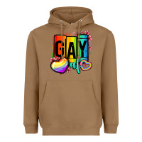 Toasted Coconut gay af Heavyweight Hoodie - OliviaCreatesArt
