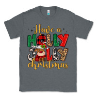 Charcoal Heather have a holly jolly christmas Classic Tee - MaliasSmallBusiness