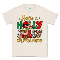 Natural have a holly jolly christmas Classic Tee - MaliasSmallBusiness