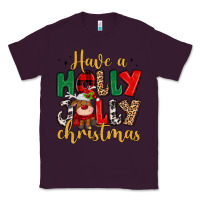 Plum have a holly jolly christmas Classic Tee - MaliasSmallBusiness