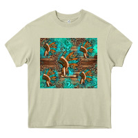 Mossy indian headdress Heavy Core Tee - Artiststas