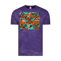 Cloud Purple turkey Vintage Tee - JahusDesignShop