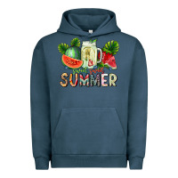Pigment Midnight Navy Sweet Sweet Summer Urban Hoodie - CowhideDigitalArt