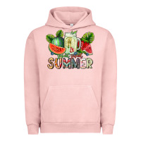 Pigment Salmon Sweet Sweet Summer Urban Hoodie - CowhideDigitalArt