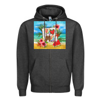 Charcoal Heather summer mama Zipper Hoodie - TumblerDesignByShophia