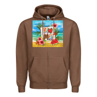 Chestnut summer mama Zipper Hoodie - TumblerDesignByShophia