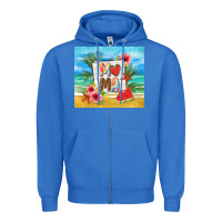 True Royal summer mama Zipper Hoodie - TumblerDesignByShophia