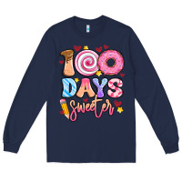 Navy 100 days sweeter Long Sleeve Tee - Artiststas