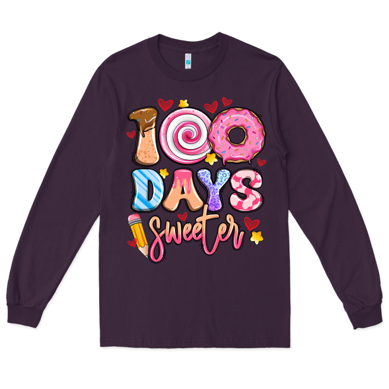 100 Days Sweeter Long Sleeve Tee by Artiststas | Teevron