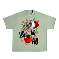 Oil Green Ho ho ho skeleton Urban Heavy Tee - NancyCooperArtShop