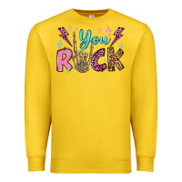 Lemon you rock valentine's day olivia Premium Sweatshirt - OliviaCreatesArt