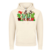 Vintage Artic christmas cactus Vintage Hoodie - MaliasSmallBusiness