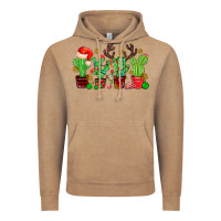 Vintage Coffee christmas cactus Vintage Hoodie - MaliasSmallBusiness