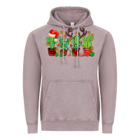 Vintage Zinc christmas cactus Vintage Hoodie - MaliasSmallBusiness