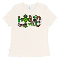 Western St. Patrick's Day Love Cross Ladies Tee | Teevron