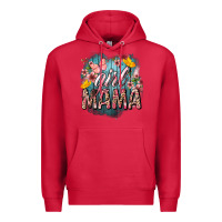 Cardinal Girl mama butterfly mother's day Premium Hoodie - HowdyJamesFarm