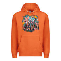 Carrot Girl mama butterfly mother's day Premium Hoodie - HowdyJamesFarm
