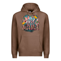 Chestnut Girl mama butterfly mother's day Premium Hoodie - HowdyJamesFarm