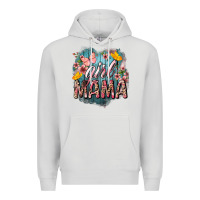 Dove Grey Girl mama butterfly mother's day Premium Hoodie - HowdyJamesFarm