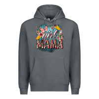 Rock Girl mama butterfly mother's day Premium Hoodie - HowdyJamesFarm