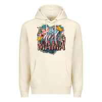 Sandshell Girl mama butterfly mother's day Premium Hoodie - HowdyJamesFarm