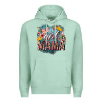 Seafoam Girl mama butterfly mother's day Premium Hoodie - HowdyJamesFarm