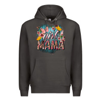 Smoke Girl mama butterfly mother's day Premium Hoodie - HowdyJamesFarm
