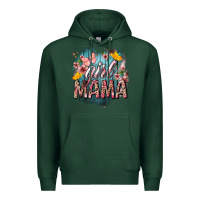 Sports Green Girl mama butterfly mother's day Premium Hoodie - HowdyJamesFarm