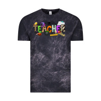 Cloud Black halloween teacher Vintage Tee - NancyCooperArtShop