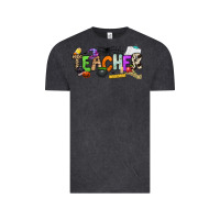 Vintage Black halloween teacher Vintage Tee - NancyCooperArtShop