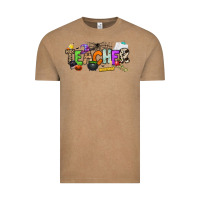 Vintage Coffee halloween teacher Vintage Tee - NancyCooperArtShop
