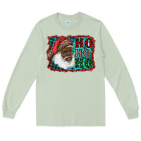Matcha african american santa ho ho ho Long Sleeve Tee - RanaPortraitStore