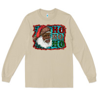 Mushroom african american santa ho ho ho Long Sleeve Tee - RanaPortraitStore