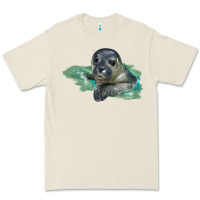 Bone Sea Seal Face Illustrations Premium Tee - LillyAllenDesigns