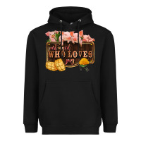 Black just a girl who loves pig olivia Heavyweight Hoodie - OliviaCreatesArt