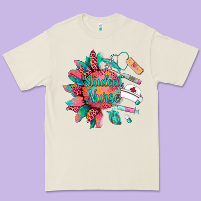 Western Student Nurse Medical Instruments Premium Tee Designed By Barkaloodesign
