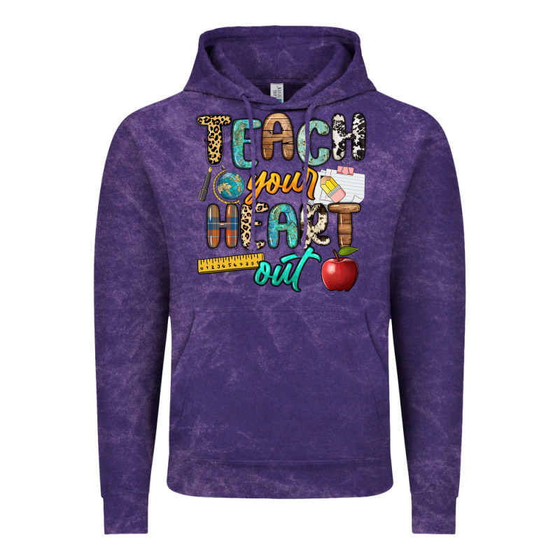 Teach Your Heart Out Vintage Hoodie by NancyCooperArtShop | Teevron