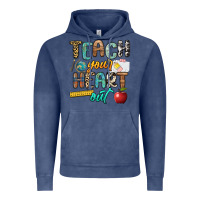 Vintage Denim teach your heart out Vintage Hoodie - NancyCooperArtShop