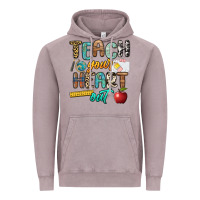 Vintage Zinc teach your heart out Vintage Hoodie - NancyCooperArtShop