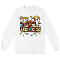 White happy easter heifers Long Sleeve Tee - Artiststas