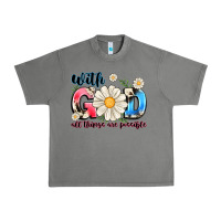 Tornado With God All Things Are Possible Urban Heavy Tee - MaliasSmallBusiness