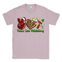 Lilac Peace love Phlebotomy Christmas Classic Tee - NancyCooperArtShop
