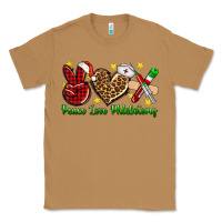 Toasted Coconut Peace love Phlebotomy Christmas Classic Tee - NancyCooperArtShop