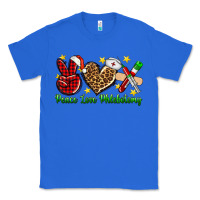 True Royal Peace love Phlebotomy Christmas Classic Tee - NancyCooperArtShop