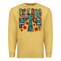 Antique Gold western free bird Premium Sweatshirt - OliviaCreatesArt