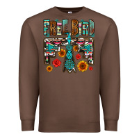 Chestnut western free bird Premium Sweatshirt - OliviaCreatesArt